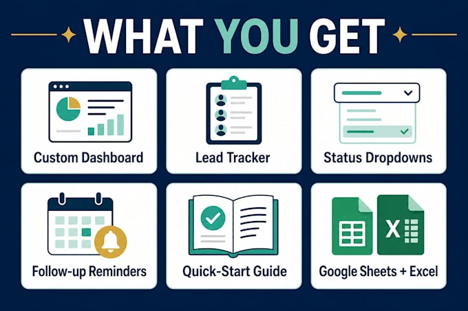 build a sales CRM and lead tracker in google sheets or excel