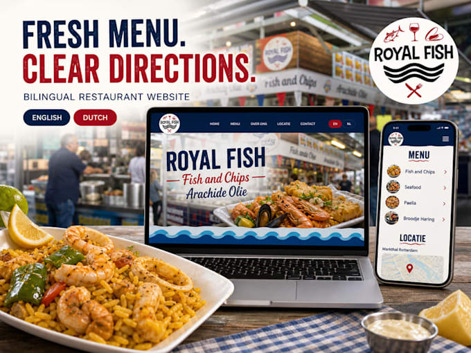 design and develop a bilingual business website that converts