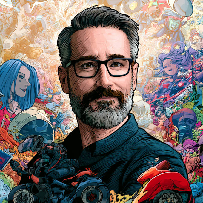 create ai comic book, illustrations any style