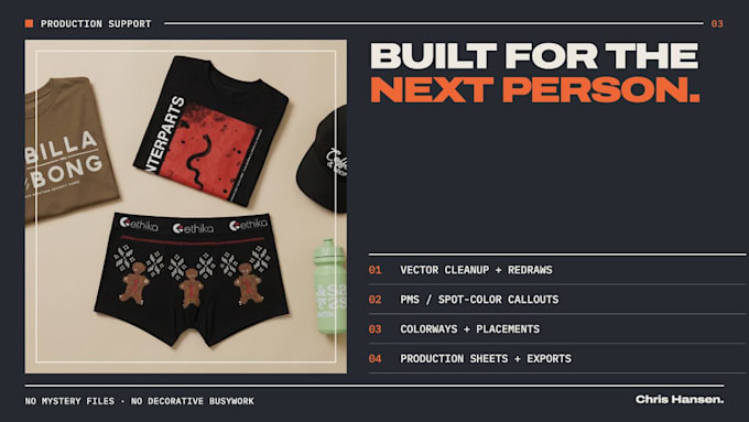 prepare your apparel artwork for print and production