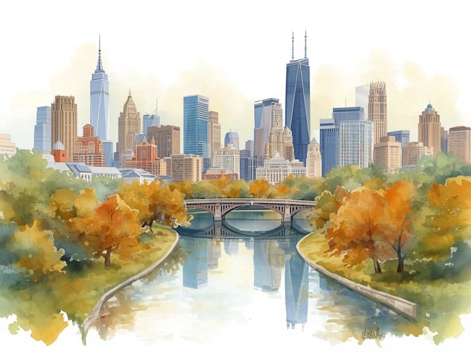 draw your intricate cities and favorite sceneries
