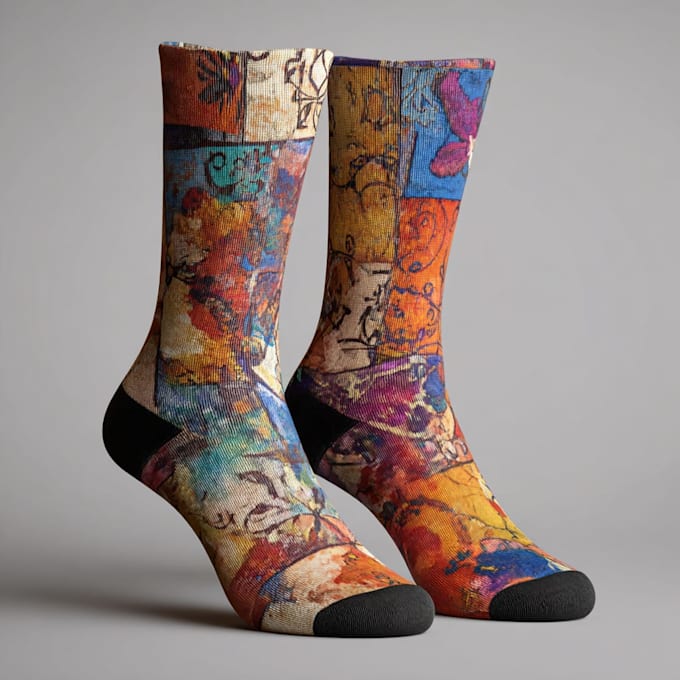 design fun colorful and unique socks for you