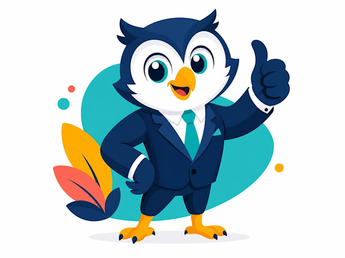 design a professional and fun brand mascot