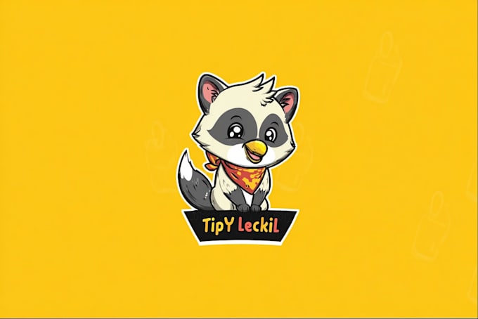 design unique cartoon animal mascot logo