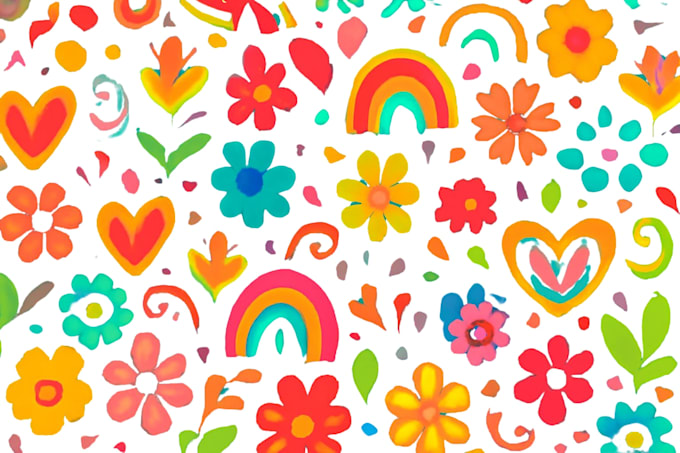 design colourful repeat patterns