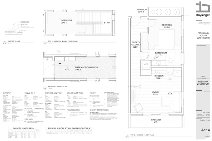 create architectural floor plans and city permit drawing sets