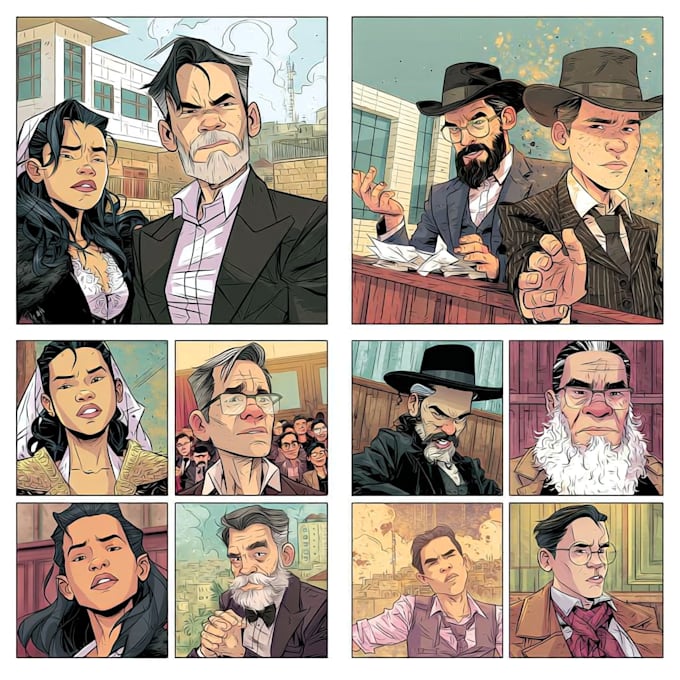 create comic book art