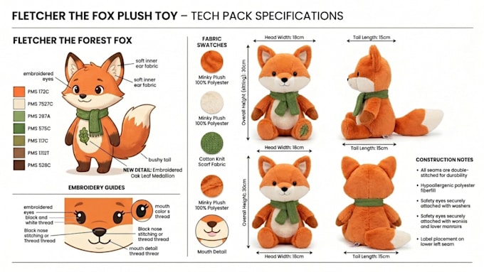 turn your character into a custom plush toy design
