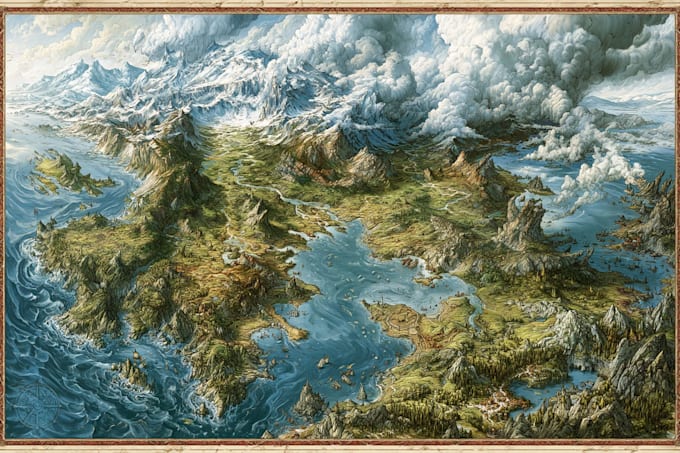 draw a map illustration for you