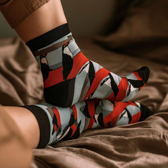 create a custom and unique socks design