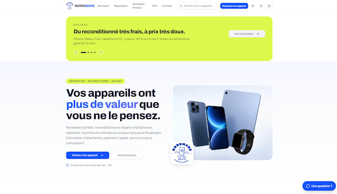 build a professional showcase website for your  business in 7 days