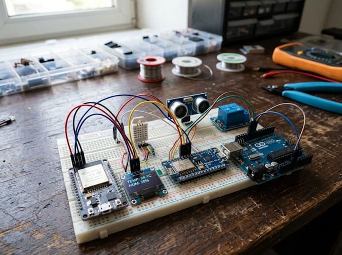 create esp32 nodemcu arduino coding electronics iot simulation projects