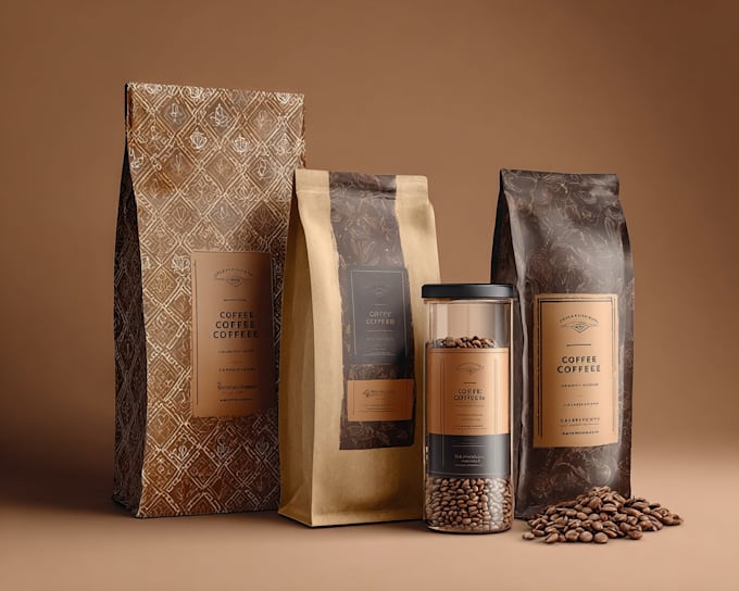design premium coffee packaging for you