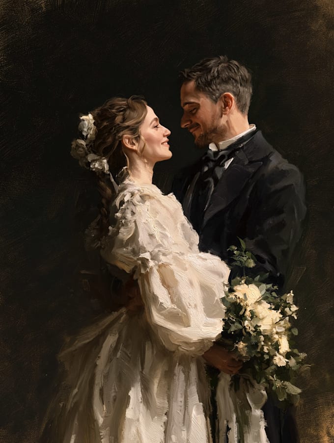draw digital oil painting