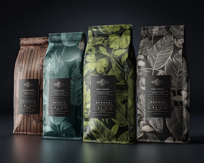 do coffee bag , label , product packaging ,pouch design