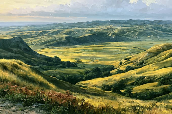 landscape oil painting art
