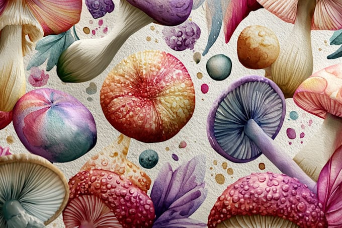 create unique hand painted watercolor