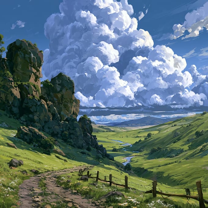 create cinematic environment art