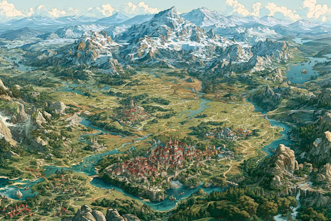 draw a map illustration for you