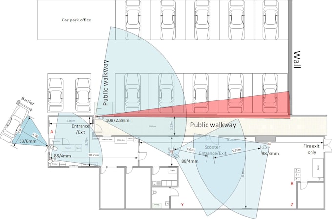 design your cctv security system and camera layout
