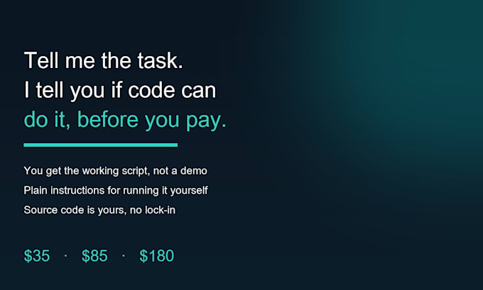 automate your repetitive task with a custom python script or bot