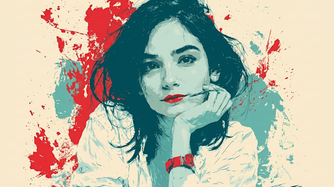 draw amazing vector cartoon portrait