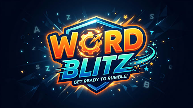 design custom typography game logo