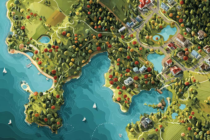 make vector map designs