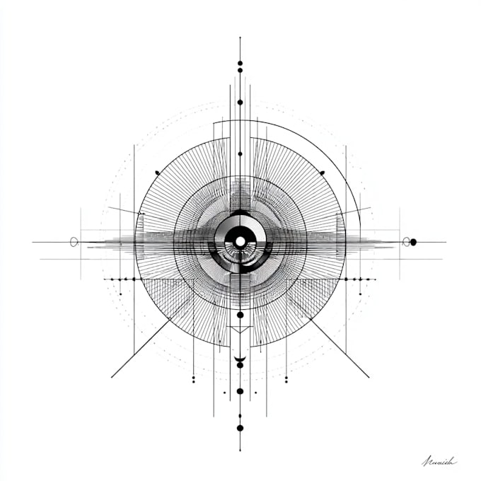 draw a minimalist line art illustration