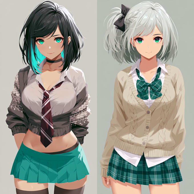 create custom sfw and nsfw anime ai character design