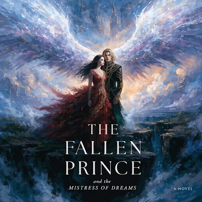 create an epic fantasy and romantasy book cover design