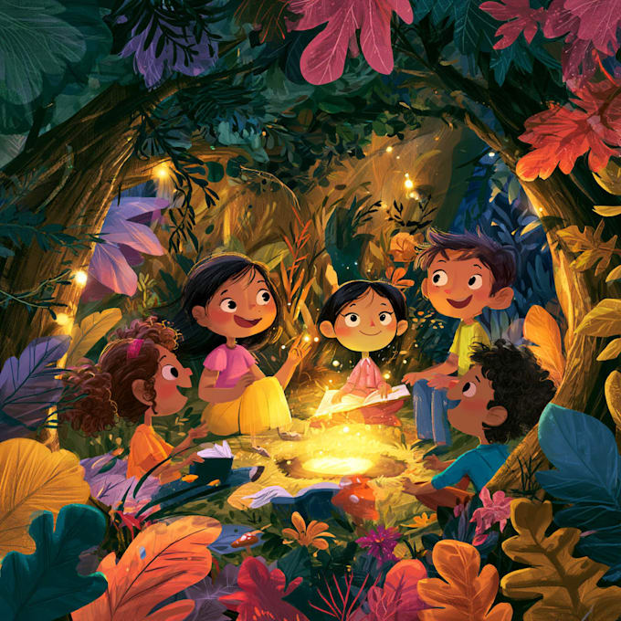 design children book illustration and children
