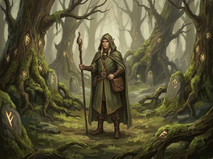 dnd character art and dnd character art