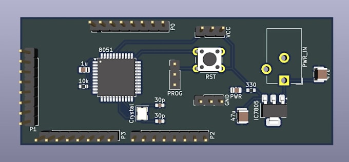 design a pcb with schematic, layout and gerber export