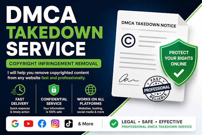handle dmca takedown notices infringement issues