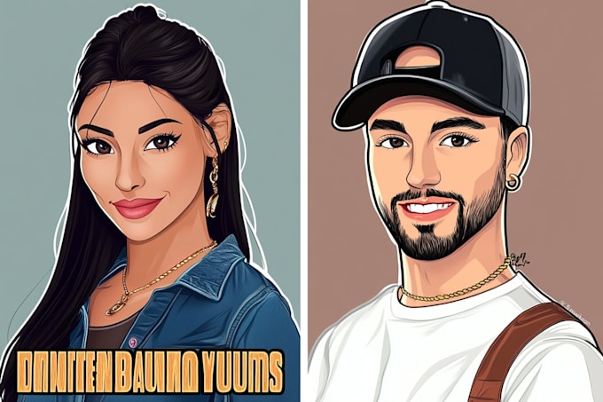 do disney cartoon portrait