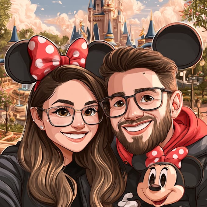 do disney cartoon portrait