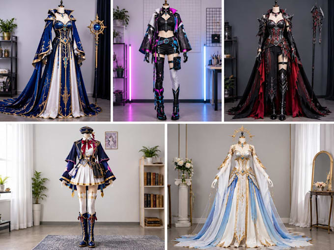 sew custom cosplay costumes for any character