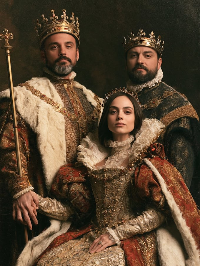 do your romantic royal couple portrait