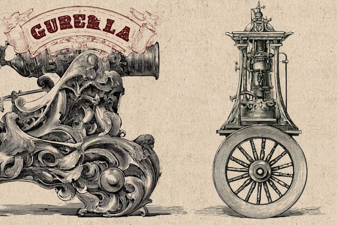 create detailed vintage engraving and etching illustrations