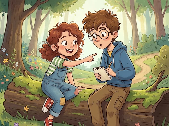 draw cartoon illustrations and characters