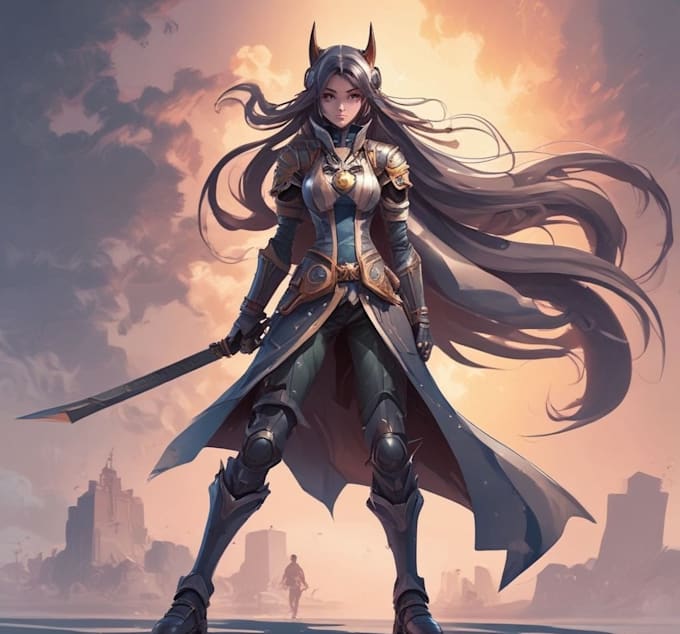 make custom anime art and character designs