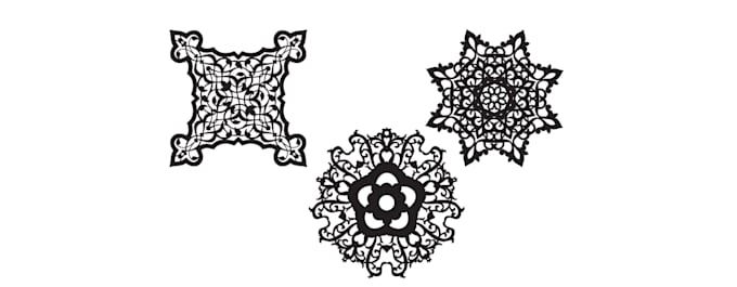 design dxf vector files for cnc laser cutting and decorative panels