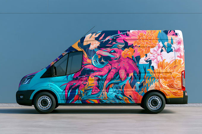 design vehicle wrap and truck decals