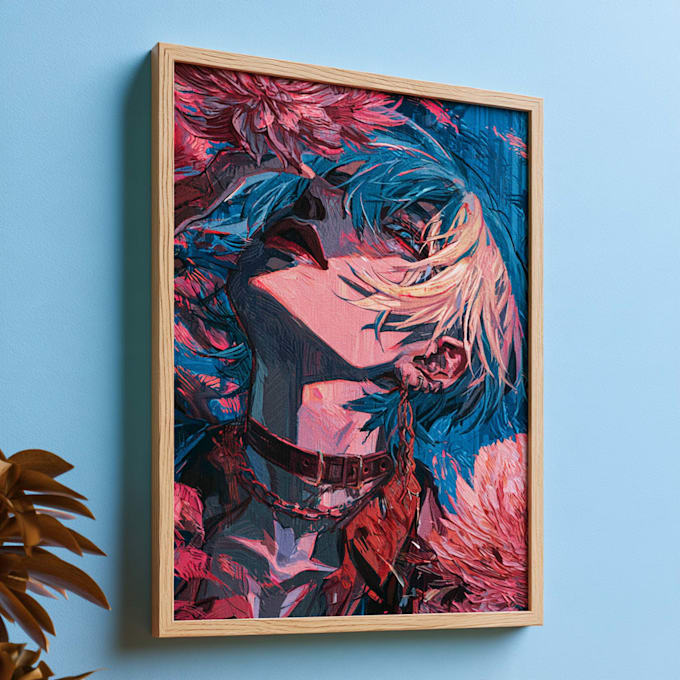 drawing anime artwork illustration with high quality