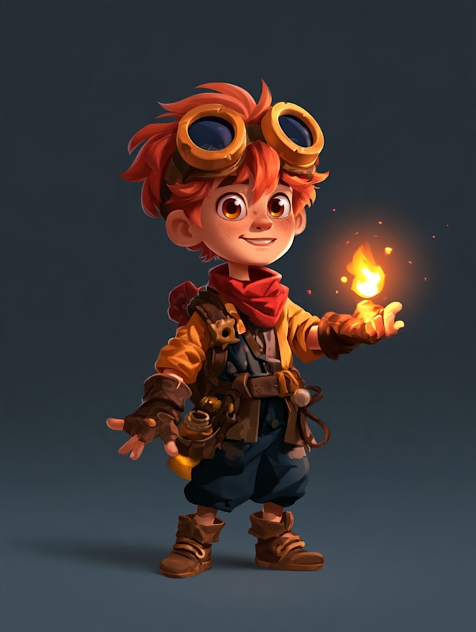 draw 2d game character or 2d game character