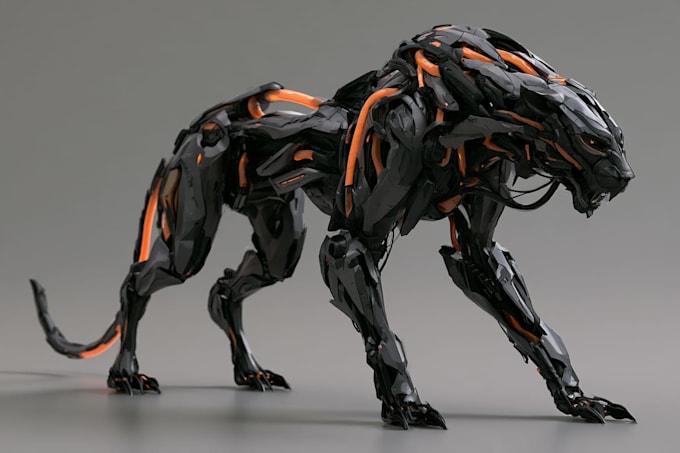 design spectacular robots, cyborgs and mechs