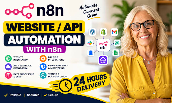 n8n website integration API webhook workflow automation