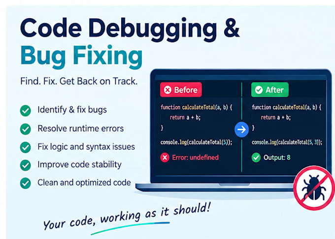 debug, fix, and optimize any code block or script