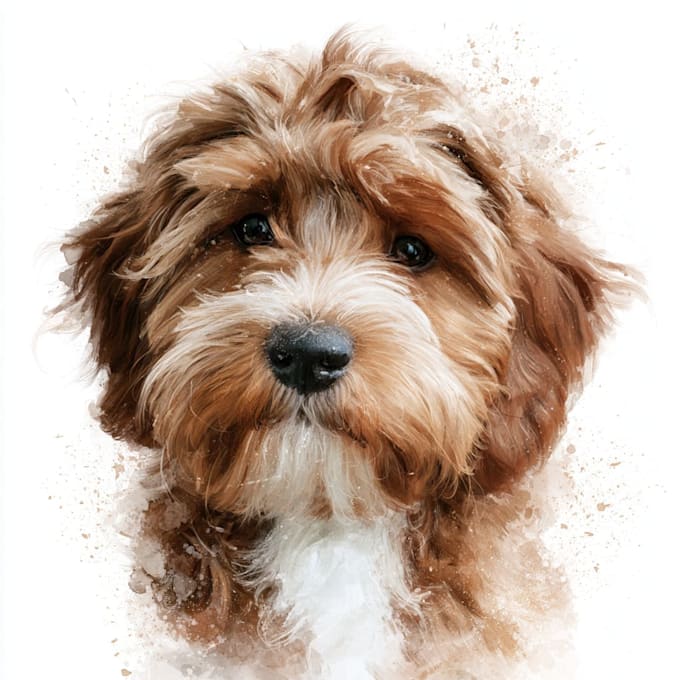 create a memorial pet portrait for engraving